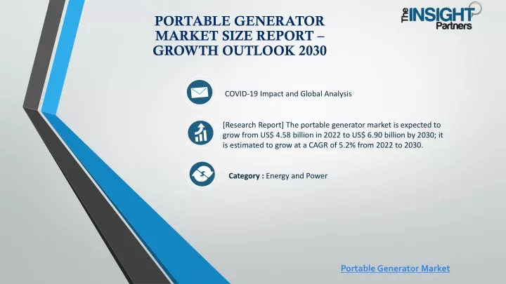 portable generator market size report growth