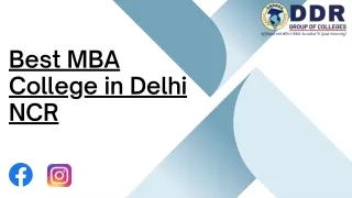 Best MBA College in Delhi NCR