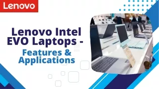 lenovo intel evo laptops features applications