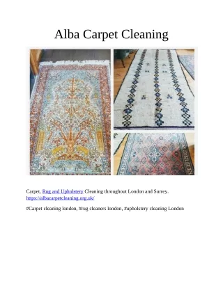 alba carpet cleaning