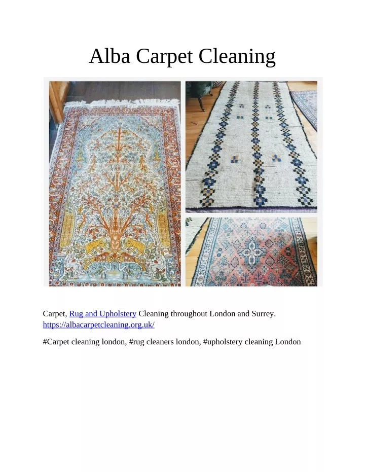 alba carpet cleaning