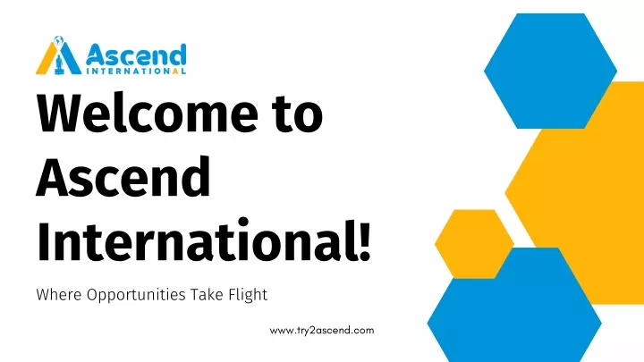 welcome to ascend international