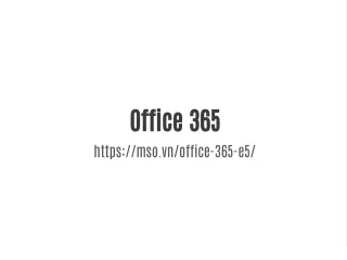 Office 365 e5
