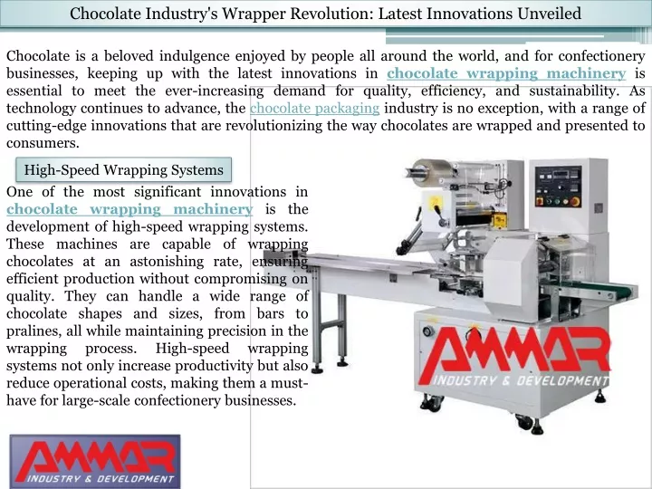 chocolate industry s wrapper revolution latest