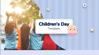 Free Children's day Template from Best presentation design agency