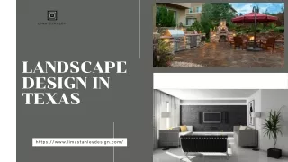 Unveiling the Beauty of Texas Landscapes with Lima-Stanley Design