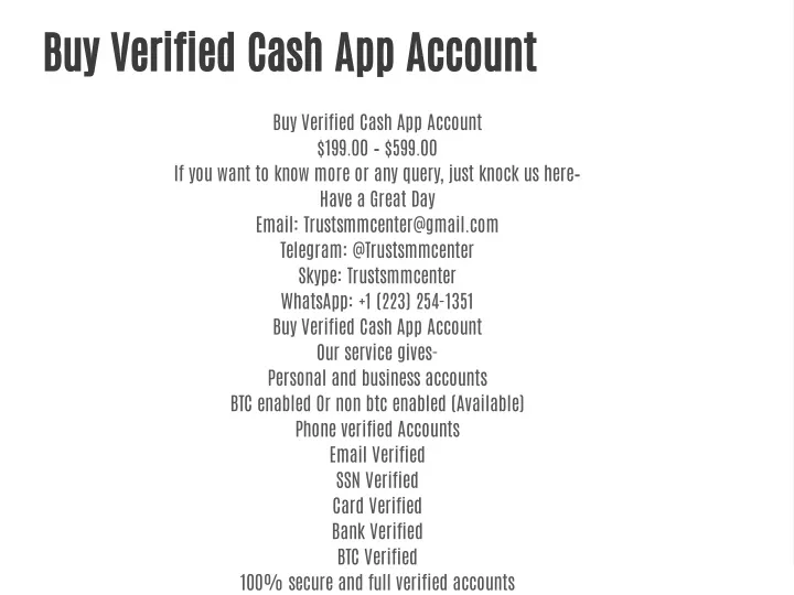 buy verified cash app account