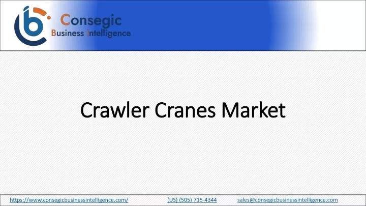 crawler cranes market
