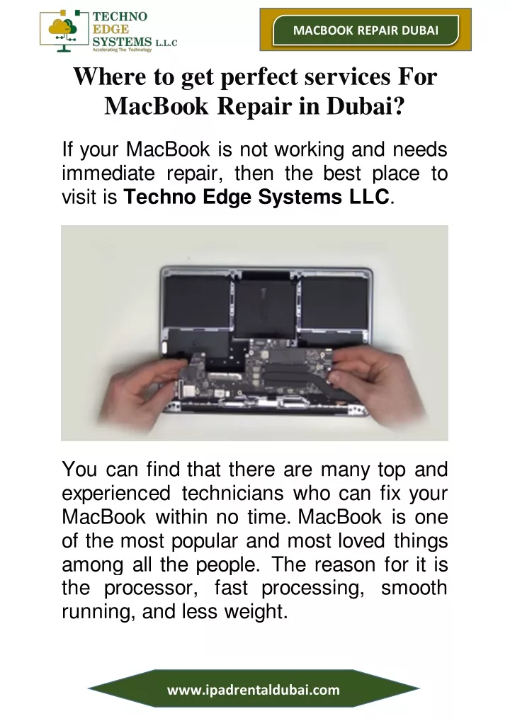 macbook repair dubai