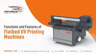 Deliver High-Quality Prints With Advanced Features - Flatbed UV Printing Machine