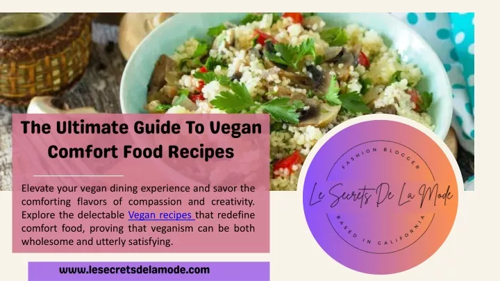 the ultimate guide to vegan comfort food recipes