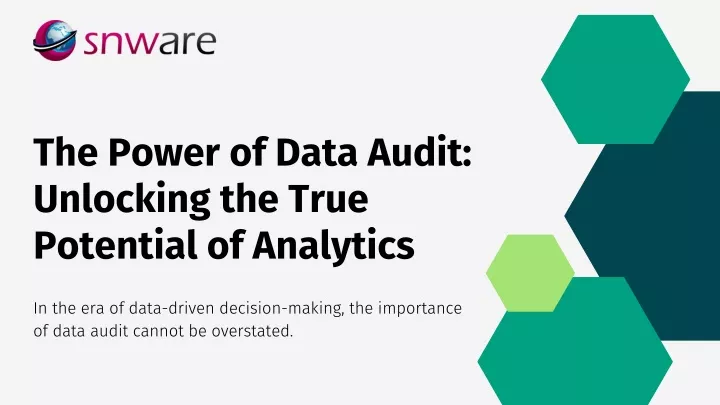 the power of data audit unlocking the true