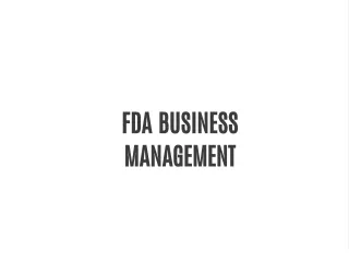 fda business management