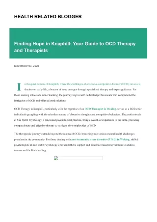 health related blogger