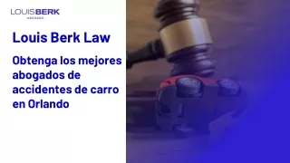 abogado choque auto Orlando - Louis Berk Law
