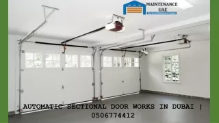 AUTOMATIC SECTIONAL DOOR WORKS