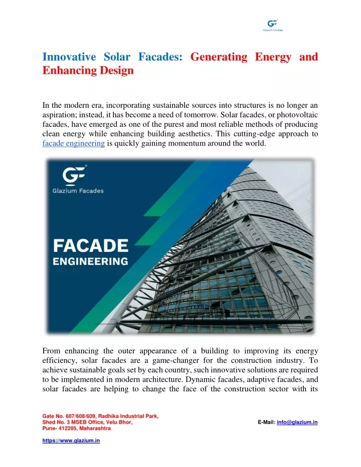 innovative solar facades generating energy