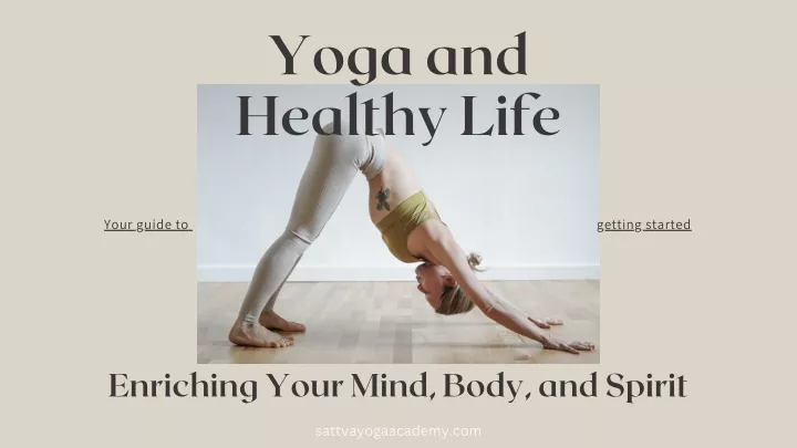 yoga and healthy life