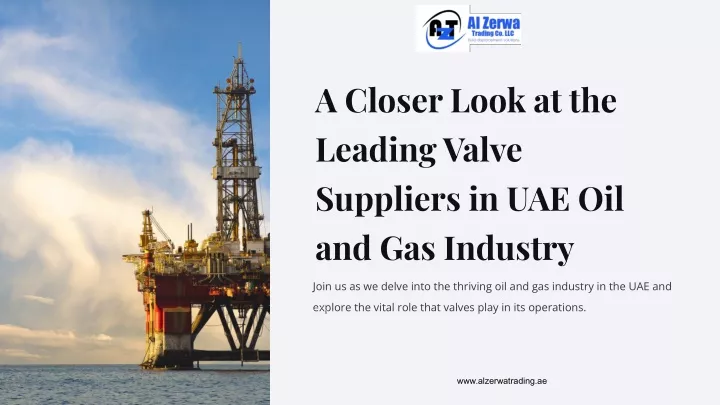 a closer look at the leading valve suppliers
