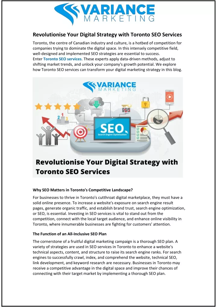 revolutionise your digital strategy with toronto