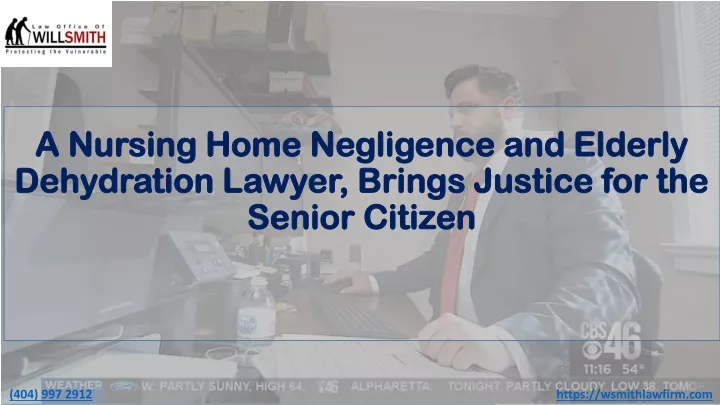 a nursing home negligence and elderly dehydration lawyer brings justice for the senior citizen