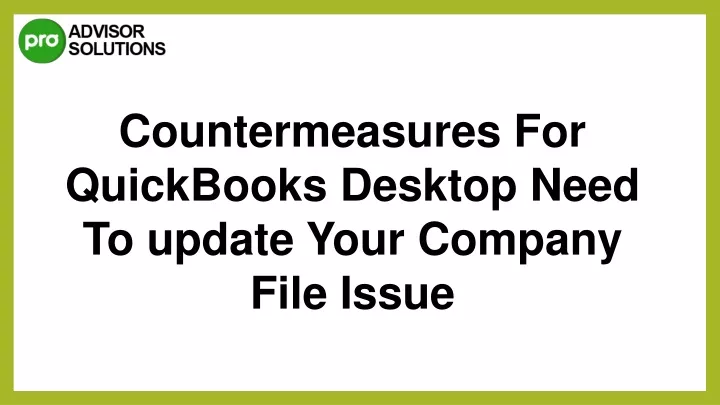 countermeasures for quickbooks desktop