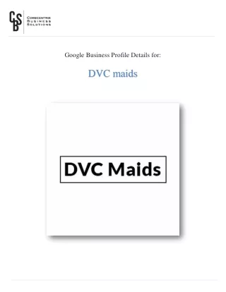 DVC maids