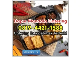 HP 0819-4421-1588 Catering Lauk Harian Depok Pondok Jaya Dapur Mandala