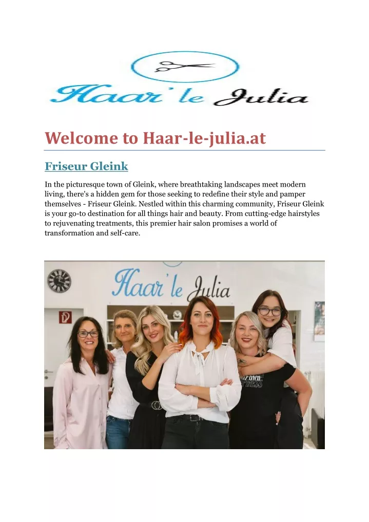welcome to haar le julia at