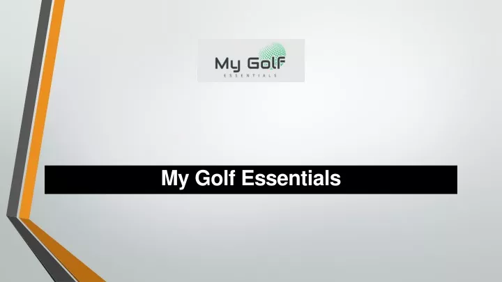 my golf essentials