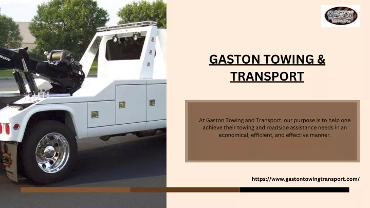 gaston towing transport