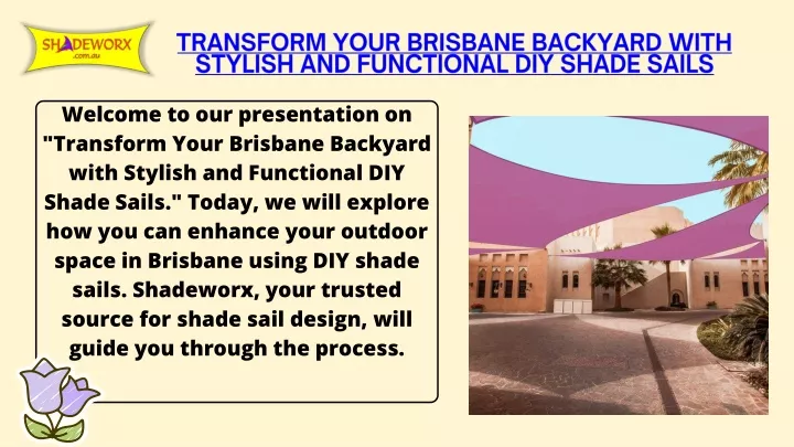 welcome to our presentation on transform your