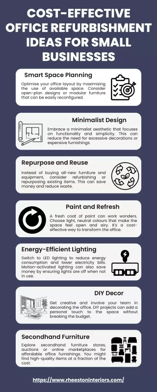 COST-EFFECTIVE OFFICE REFURBISHMENT IDEAS FOR SMALL BUSINESSES