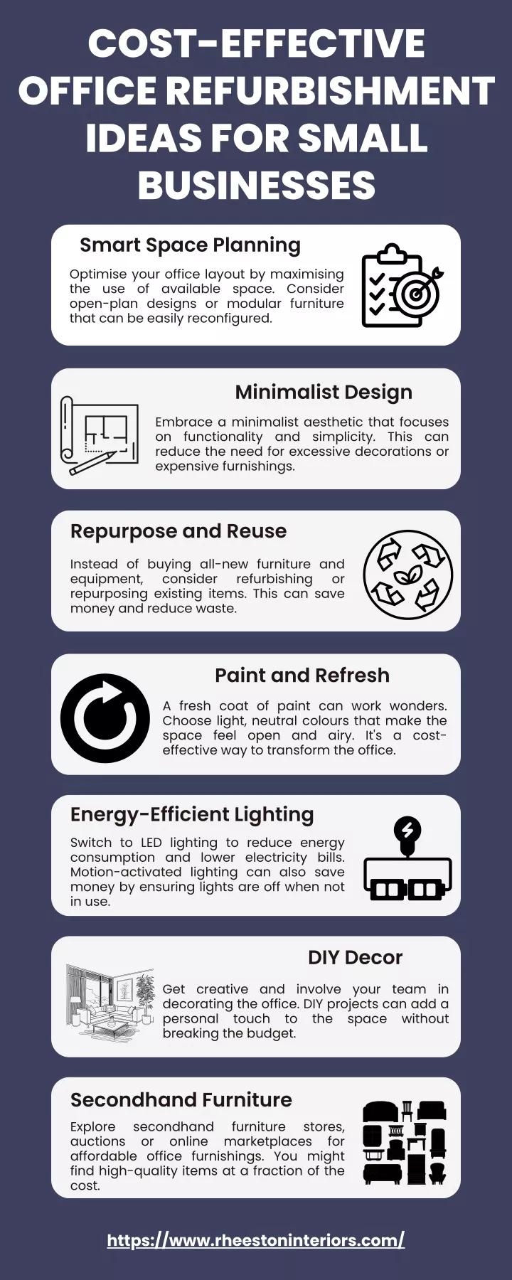 cost effective office refurbishment ideas