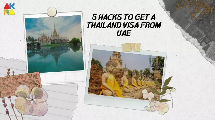 5 hacks to get a thailand visa from uae