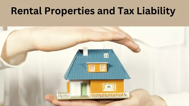 rental properties and tax liability