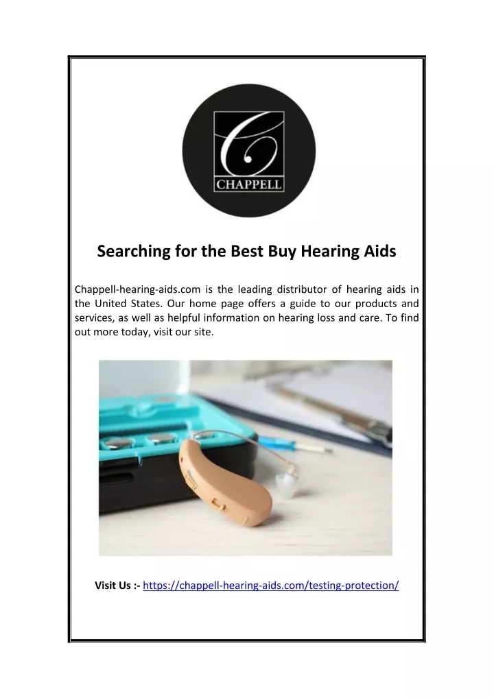 searching for the best buy hearing aids