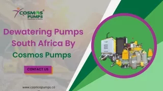 Dewatering Pumps South Africa By Cosmos Pumps