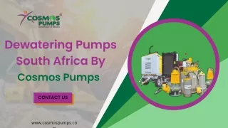 dewatering pumps south africa by