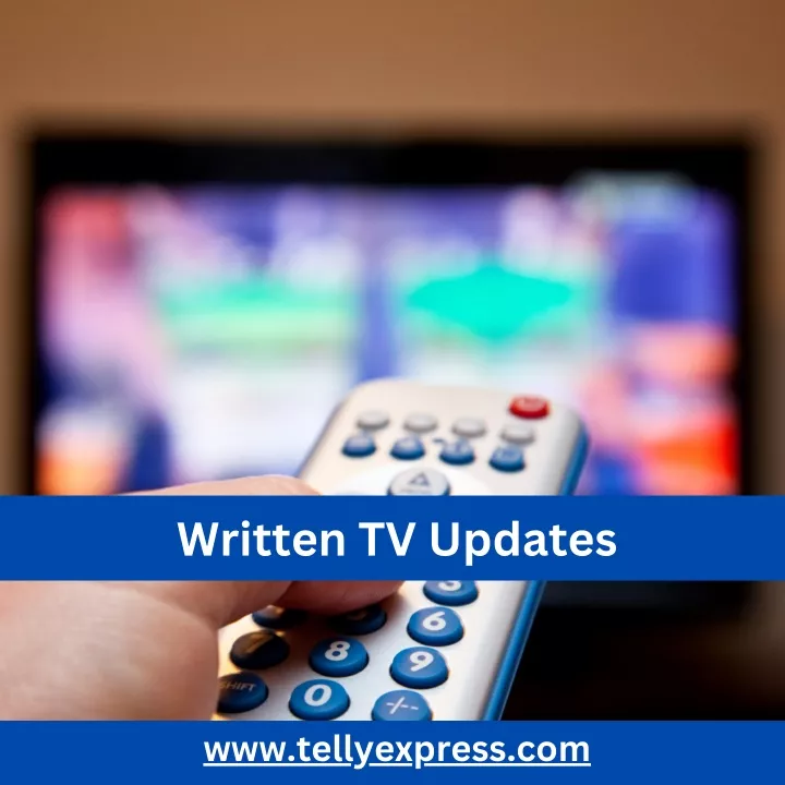 written tv updates