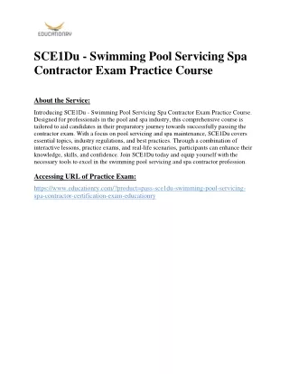 sce1du swimming pool servicing spa contractor