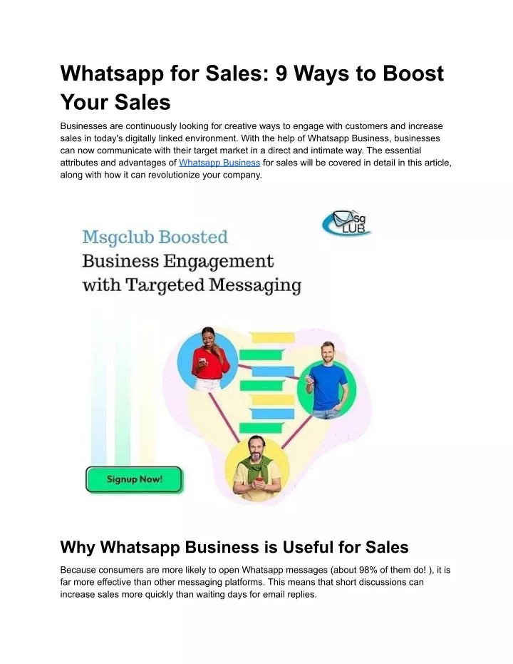 whatsapp for sales 9 ways to boost your sales