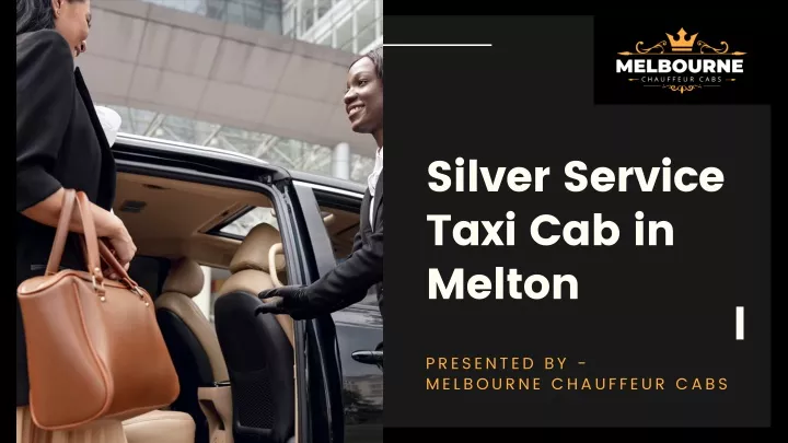 silver service taxi cab in melton