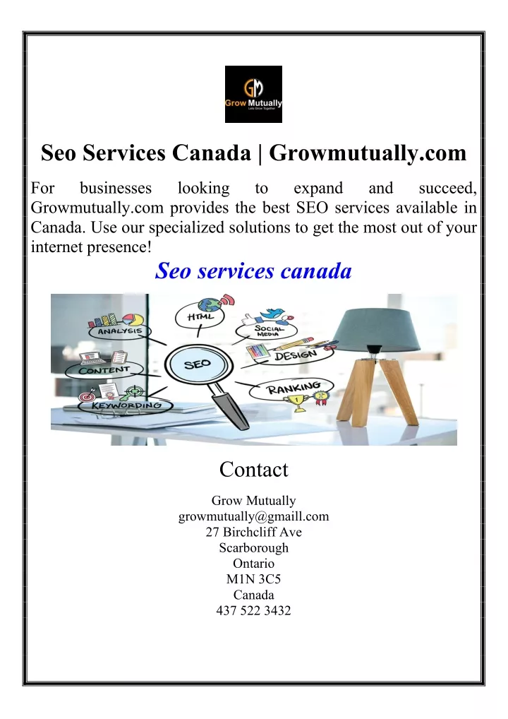 seo services canada growmutually com