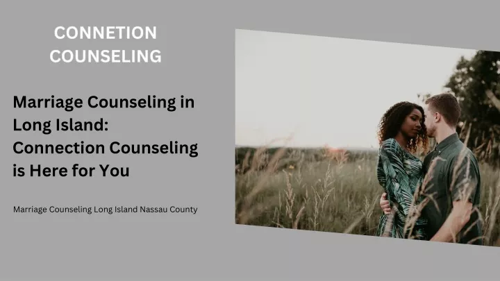 marriage counseling in long island connection