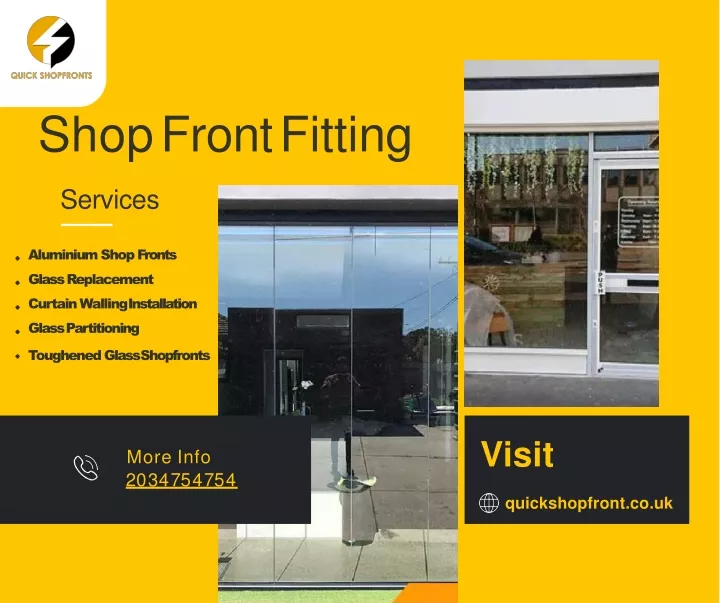 shop front fitting