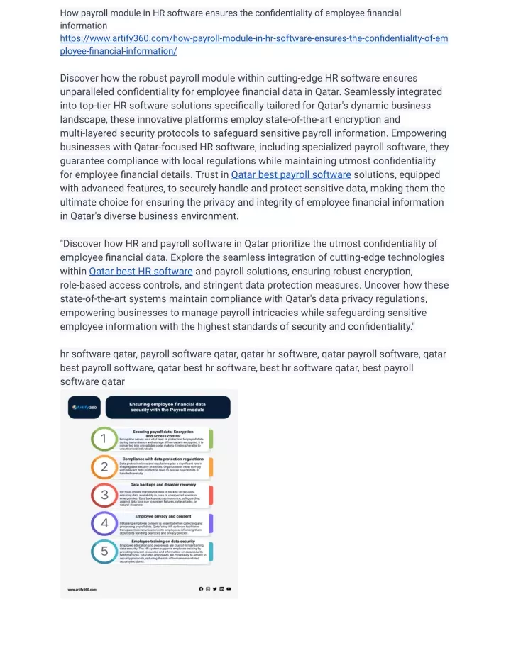 how payroll module in hr software ensures