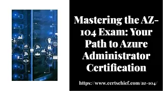 mastering the az 104 exam your path to azure