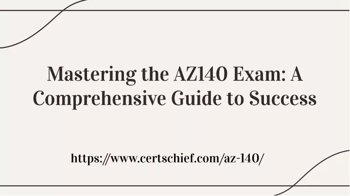 mastering the az140 exam a comprehensive guide