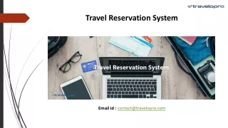 travel reservation system